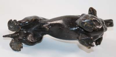 Bild Nr.3: 145-2686 Dackel Bronze.: (Skulpturen - Plastiken)