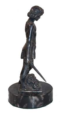 Bild Nr.4: 145-2687 David gegen Goliath.: (Skulpturen - Plastiken)