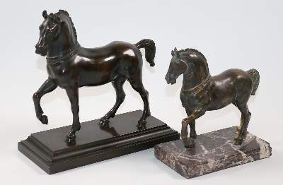 Bild Nr.1: 145-2699 Pferde Bronze.: (Skulpturen - Plastiken)