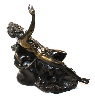 Bild Nr.4: 145-2702 Satyr mit Weinschlauch.: (Skulpturen - Plastiken)