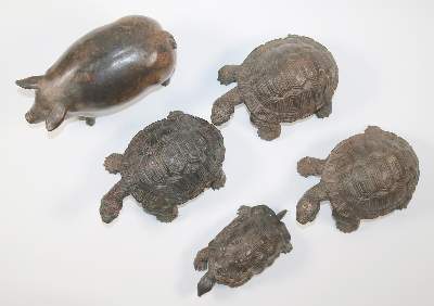 Bild Nr.2: 145-2703 Schildkröten u.: (Skulpturen - Plastiken)