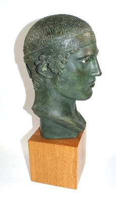 Bild Nr.4: 145-2704 Wagenlenker von Delphi.: (Skulpturen - Plastiken)