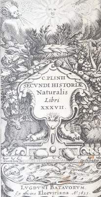 Bild Nr.1: 145-272 Plinius,S.C.: (Alte Drucke, Handschriften und Theologie)