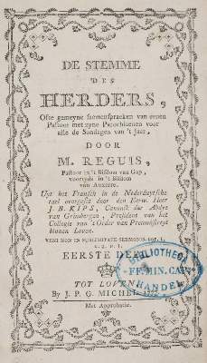 Bild Nr.1: 145-284 Reguis,(F.L.).: (Alte Drucke, Handschriften und Theologie)