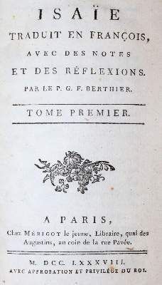 Bild Nr.1: 145-30 Berthier,G.F.: (Old and rare books, manuscripts)