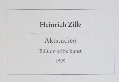 Bild Nr.3: 145-3035 Zille, Heinrich: (Photografs)