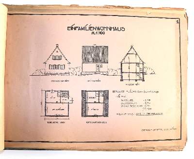 Bild Nr.2: 145-3043 Architekturzeichnungen.: (Varia, Architektur)