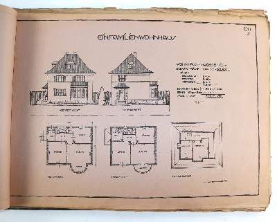 Bild Nr.4: 145-3043 Architekturzeichnungen.: (Varia, Architektur)