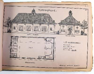 Bild Nr.8: 145-3043 Architekturzeichnungen.: (Varia, Architektur)