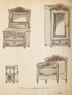 Bild Nr.2: 145-3044 Entwurfsmappe: (Varia, Architektur)