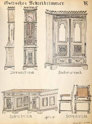 Bild Nr.3: 145-3044 Entwurfsmappe: (Varia, Architektur)