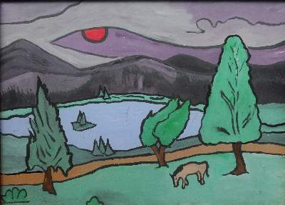 Bild Nr.3: 145-3110 Hinterglasmalerei.: (Varia)