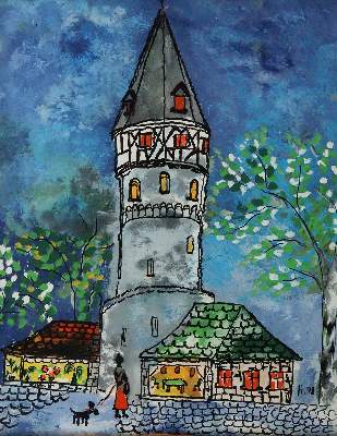 Bild Nr.5: 145-3110 Hinterglasmalerei.: (Varia)