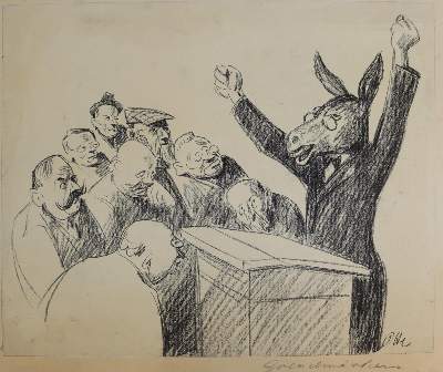 Bild Nr.7: 145-3122 Konvolut: (Varia, Karikatur)