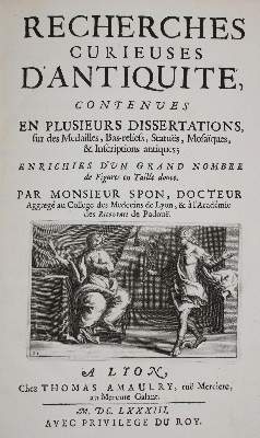 Bild Nr.3: 145-314 Spon,J.: (Old and rare books, manuscripts)