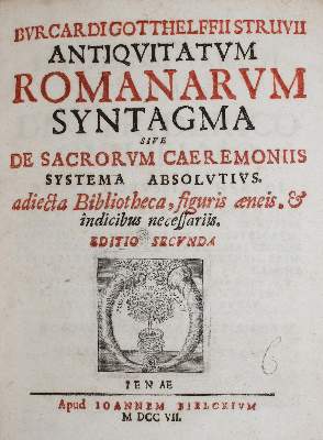 Bild Nr.3: 145-318 Struve,B.G.: (Alte Drucke, Handschriften und Theologie)