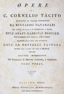 Bild Nr.1: 145-327 Tacitus,C.: (Old and rare books, manuscripts)