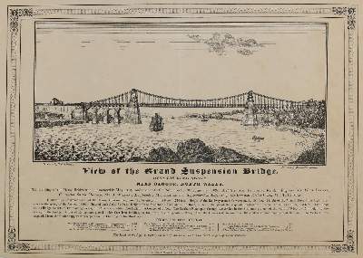Bild Nr.1: 145-3435 Menai Suspension Bridge.: (Ausland, Grossbritannien, Architektur)