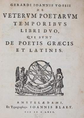 Bild Nr.1: 145-350 Vossius,G.J.: (Old and rare books, manuscripts)