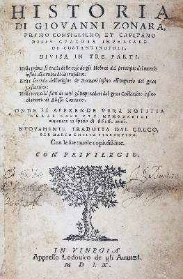 Bild Nr.1: 145-356 Zonaras,J.: (Old and rare books, manuscripts)