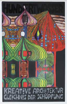 Bild Nr.1: 145-3633 Hundertwasser, Friedensreich: (Plakate)