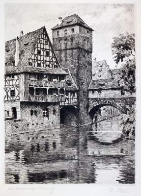 Bild Nr.2: 145-3678 Bach, Rheinhold: (Künstlergraphik)