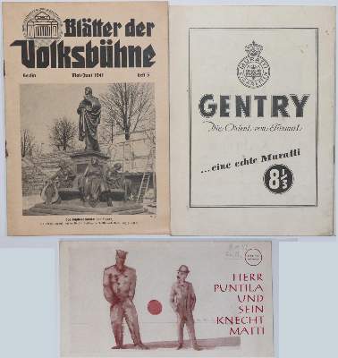 Bild Nr.1: 145-381 Theaterprogramme.: (Film - Theater - Tanz, Berlin)