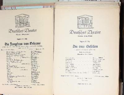Bild Nr.3: 145-381 Theaterprogramme.: (Film - Theater - Tanz, Berlin)