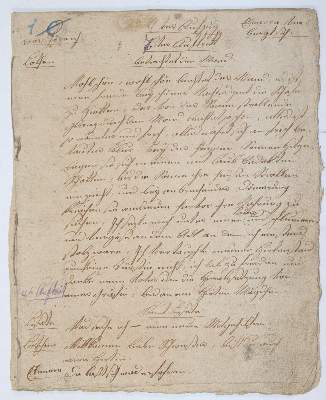 Bild Nr.3: 145-384 Fragment: (Film - Theater - Tanz, Handschriften)