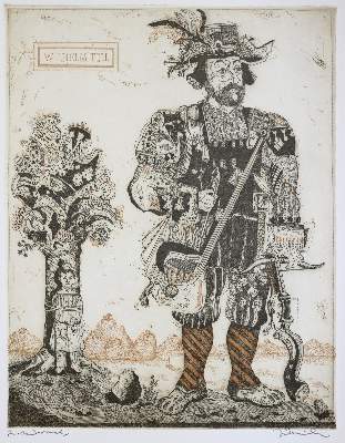 Bild Nr.4: 145-3888 Dittrich, Simon: (Künstlergraphik)