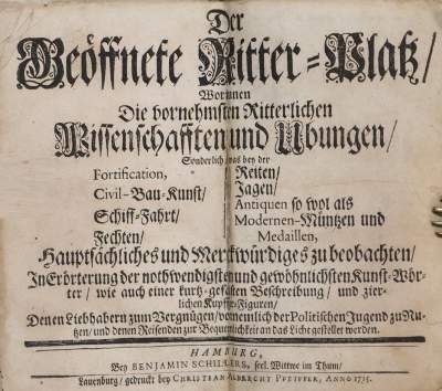 Bild Nr.1: 145-393 Geöffnete Ritter-Platz, Der,: (Varia)
