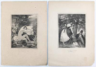 Bild Nr.3: 145-3943 Erotika.: (Künstlergraphik, Erotika - Galantes)