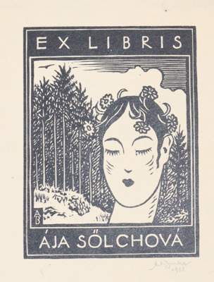Bild Nr.1: 145-3948 Burka, Antonin: (Künstlergraphik, Exlibris)