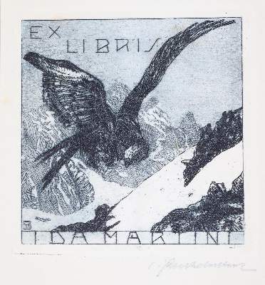 Bild Nr.31: 145-3950 Exlibris.: (Künstlergraphik, Exlibris)