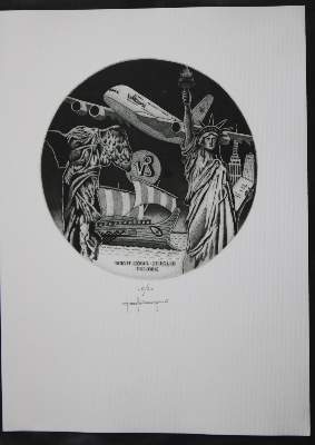 Bild Nr.104: 145-3954 Konvolut: (Künstlergraphik, Exlibris)