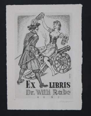 Bild Nr.106: 145-3954 Konvolut: (Künstlergraphik, Exlibris)