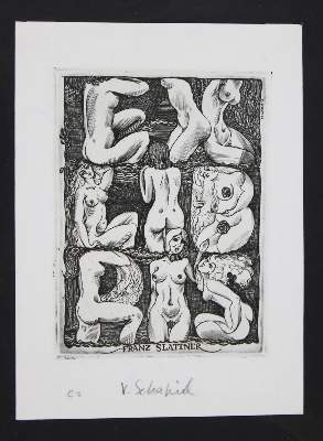 Bild Nr.107: 145-3954 Konvolut: (Künstlergraphik, Exlibris)