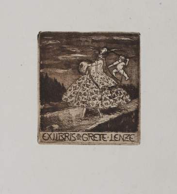 Bild Nr.13: 145-3954 Konvolut: (Künstlergraphik, Exlibris)