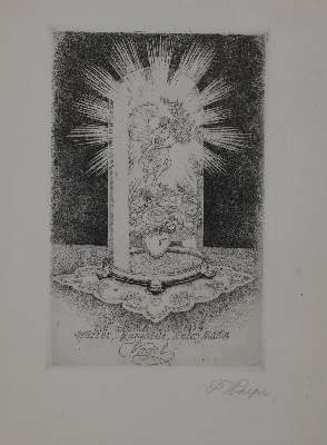 Bild Nr.34: 145-3954 Konvolut: (Künstlergraphik, Exlibris)
