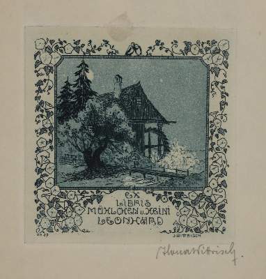 Bild Nr.40: 145-3954 Konvolut: (Künstlergraphik, Exlibris)