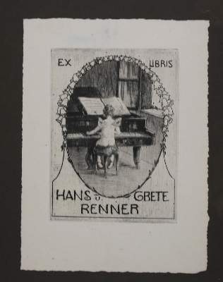 Bild Nr.44: 145-3954 Konvolut: (Künstlergraphik, Exlibris)