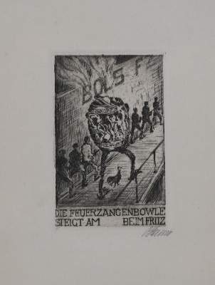 Bild Nr.6: 145-3954 Konvolut: (Künstlergraphik, Exlibris)