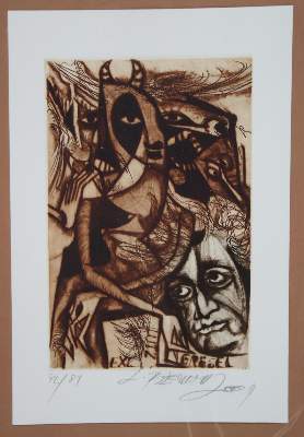 Bild Nr.72: 145-3954 Konvolut: (Künstlergraphik, Exlibris)