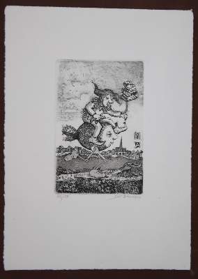 Bild Nr.82: 145-3954 Konvolut: (Künstlergraphik, Exlibris)