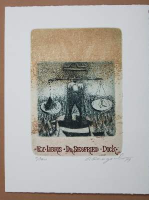 Bild Nr.85: 145-3954 Konvolut: (Künstlergraphik, Exlibris)