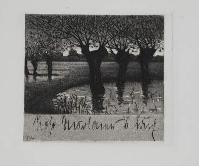 Bild Nr.9: 145-3954 Konvolut: (Künstlergraphik, Exlibris)