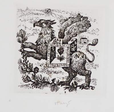 Bild Nr.5: 145-3956 Polen.: (Künstlergraphik, Exlibris)