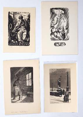 Bild Nr.1: 145-3958 Simon, Pavel: (Künstlergraphik, Exlibris)