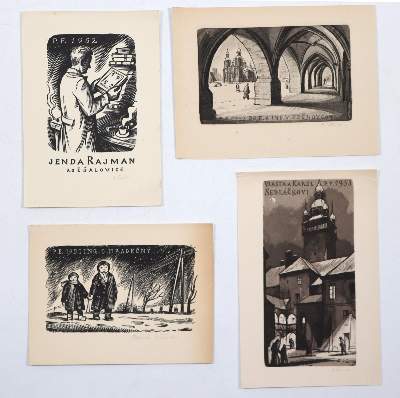Bild Nr.3: 145-3958 Simon, Pavel: (Künstlergraphik, Exlibris)