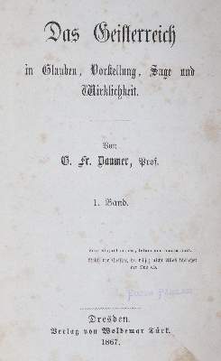 Bild Nr.1: 145-396 Daumer,G.F.: (Grenzwissenschaften und Okkultismus)